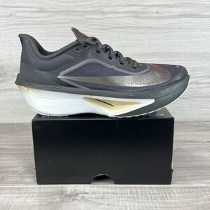 Nike Zoom Fly 6 JI Medium Ash Metallic Gold Grain HQ3043-200 Men's Size 10.5
